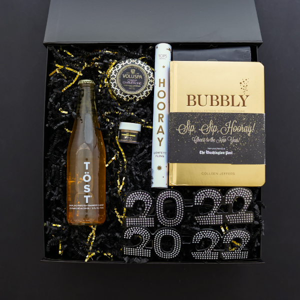 celebratory new years eve gift box