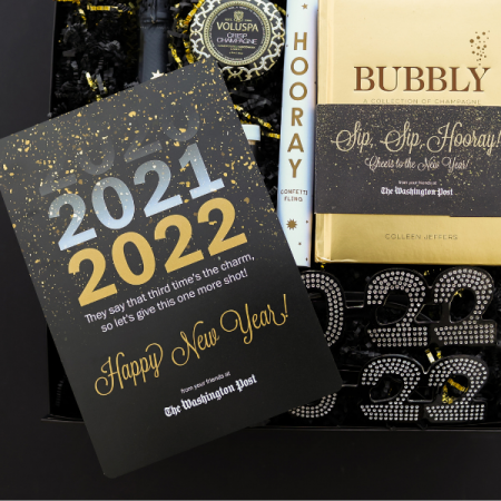 the washington post new years eve client gift box