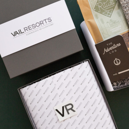 vail resorts branded packaging