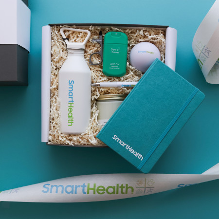 smart health branded products in custom gift box