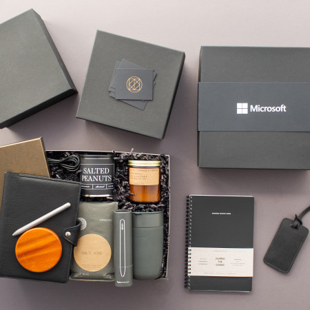 microsoft branded gift boxes