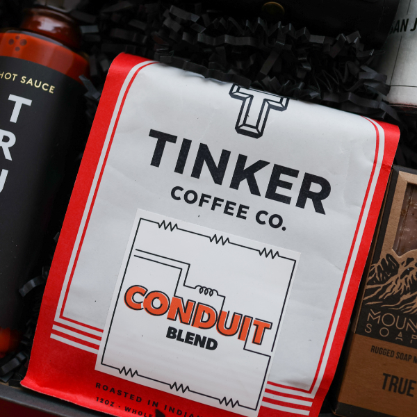 tinker coffee bag in gift box