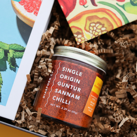 diaspora co chili spice jar in gift box