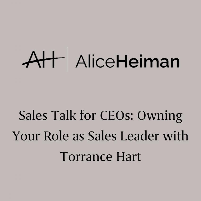 sales talk for ceos podcast graphic