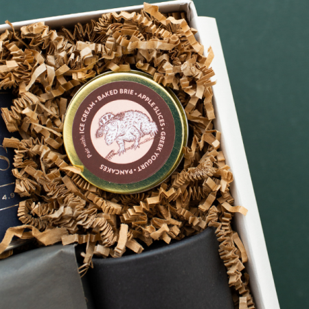 fat toad bourbon caramel in gift box
