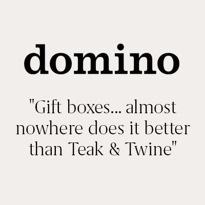 domino gift box graphic